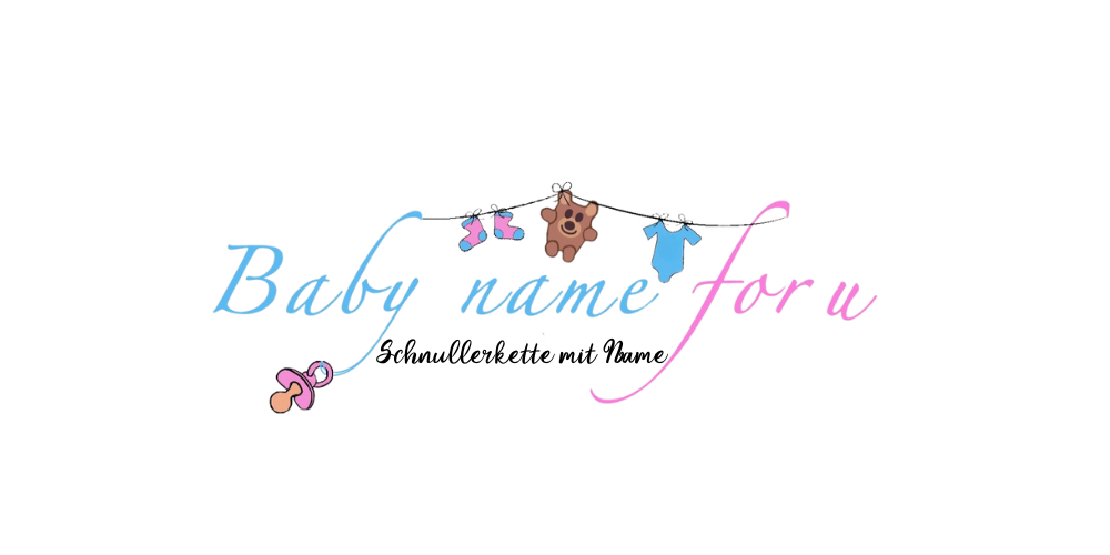Personalisierte Schnullerketten & Babygeschenke–für dein Baby-Logo