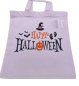 Preview: Kinder-Halloweentasche individuell bedruckt mit Halloween-Motiven und Namen