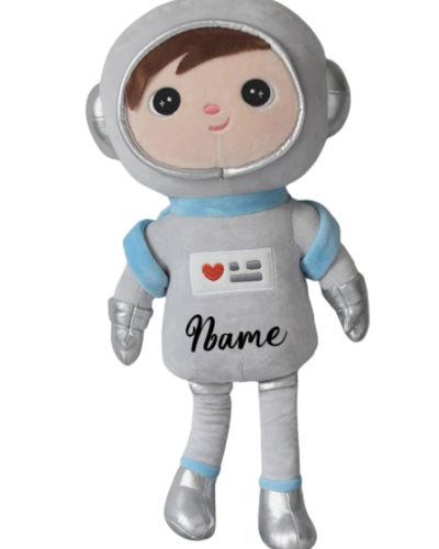 Metoo Astronauten-Puppe in 50 cm, personalisierbar mit abnehmbarem Rucksack – perfekt für Weltraumfans