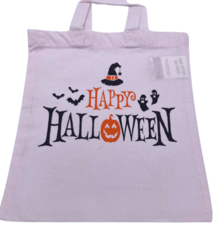 Halloween Tasche mit Namen Happy Halloween