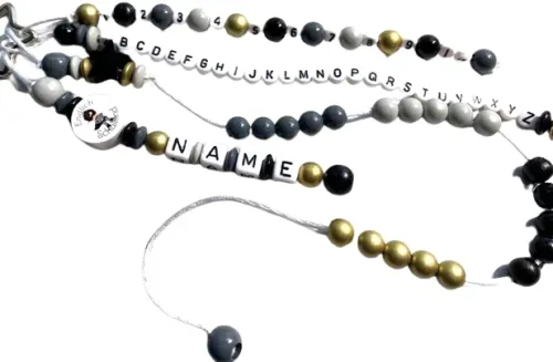 Personalisierte Rechenkette Superheld mit Namen, ABC und Zahlen bis 20, Einschulungsgeschenk für Jungen