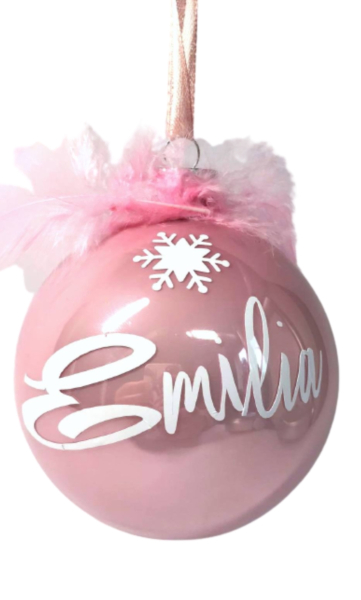 Personalisierte Weihnachtskugel mit Namen