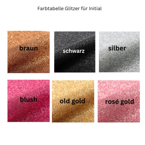 Glitzerfolie Farben