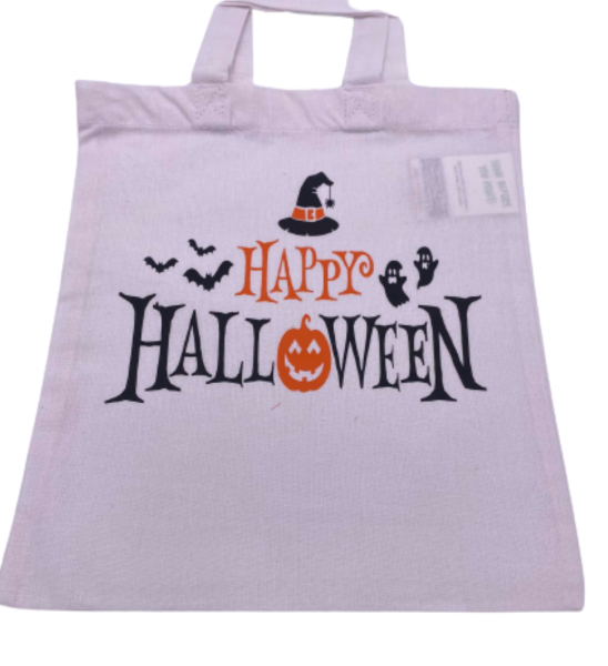 Halloween Tasche mit Namen Happy Halloween