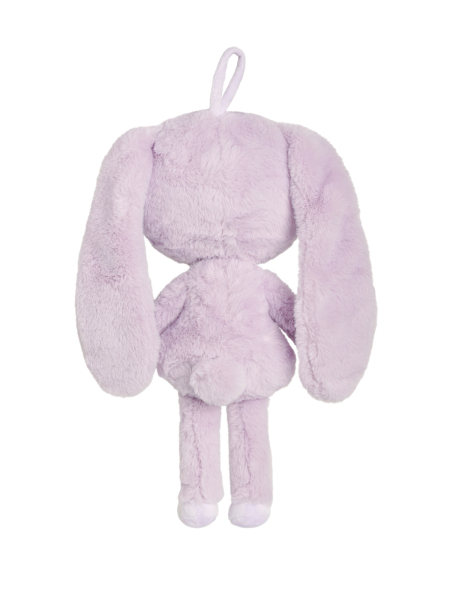 Fliederfarbener Metoo Kuschelhase, weiches Plüschmaterial, personalisierbar mit Namen – perfektes Geschenk für Babys