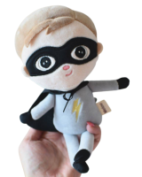 Metoo Mini Superhelden-Puppe 22 cm, personalisierbar mit Name und Geburtsdatum für Kinder